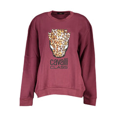 Cavalli Class Graues Polyester Herren Sweatshirt