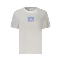 Calvin Klein White Cotton Women T-Shirt