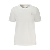 Calvin Klein White Cotton Women T-Shirt