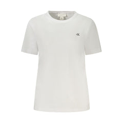 Calvin Klein Bianco Baumwoll Damen-T-Shirt