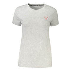 Guess Jeans Gray Cotton T-Shirt