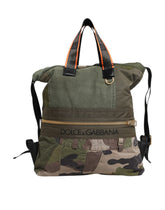Dolce & Gabbana Legergroene Patchwork Rugzak