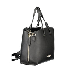 Mario Valentino Nero Damenhandtasche aus Polyurethan