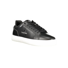 Calvin Klein Black Leather Men Sneaker