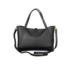 Mario Valentino Black Polyethylene Women Handbag