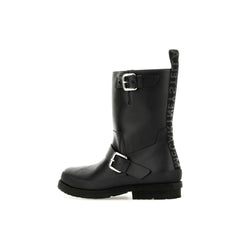 Stella McCartney Black Polyester Ankle Boots