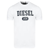 Diesel White Cotton T-Shirt