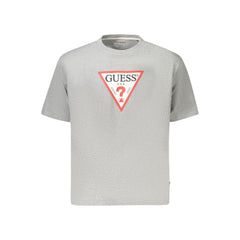 Guess Jeans Gray Cotton Women T-Shirt