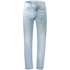 Calvin Klein Blue Cotton Men Jeans