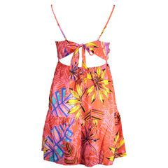 Desigual Rosso Polyester Damenkleid