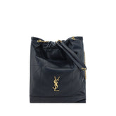 Saint Laurent Umhängetasche aus schwarzem Lammleder Ovis Aries Aries