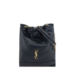 Saint Laurent Umhängetasche aus schwarzem Lammleder Ovis Aries Aries