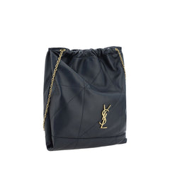 Saint Laurent Umhängetasche aus schwarzem Lammleder Ovis Aries Aries