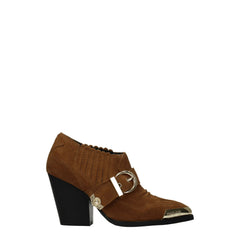 Versace Jeans Braune Leder Stiefeletten