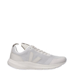 Veja Gray Fabric Athletic Sneakers
