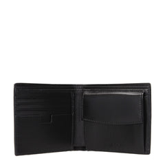 Testoni Black Leather Wallet