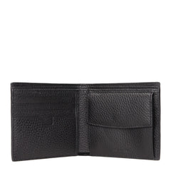 Testoni Black Leather Wallet
