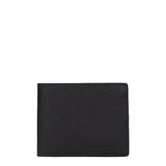 Testoni Black Leather Wallet