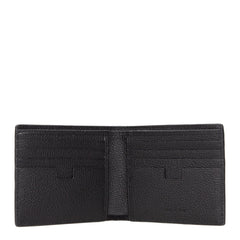Testoni Brieftasche aus schwarzem Leder