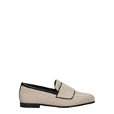Max Mara Beige Slip-On-Slipper aus Stoff