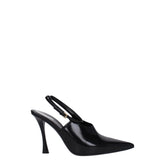 Givenchy Zwarte Leren Pumps Met Hoge Hak