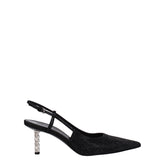 Givenchy Zwarte Stof Pumps met Hoge Hak