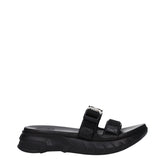 Givenchy Zwarte Stoffen Muiltjes