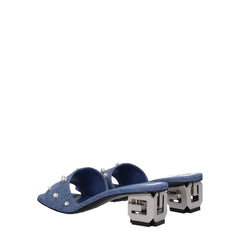 Givenchy Sandalen aus blauem Stoff