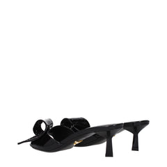 Prada Sandalen aus schwarzem Leder