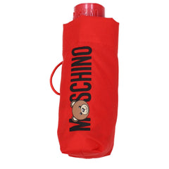 Moschino Roter Regenschirm aus Polyester