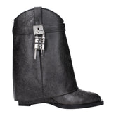 Givenchy Black Leather Ankle Boots