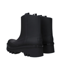 Chloé Schwarze Ankle Boots aus Baumwolle
