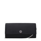 Tory Burch Schwarze Lederclutch