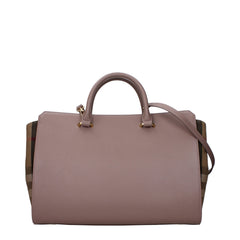 Burberry Gray Leather Handbag
