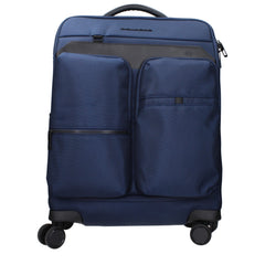 Piquadro blaues Reisegepäck und Reiseaccessoires aus Stoff