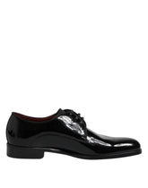 Dolce & Gabbana – Derby-Schuhe aus schwarzem Leder für Herren