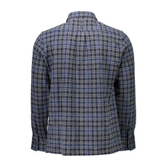 Gant Herrenhemd aus blauer Baumwolle