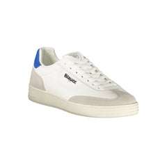 Blauer White Polyurethan Herren Sneaker