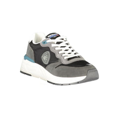 Blauer Nero Polyurethane Men Sneaker