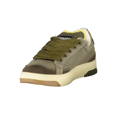 Blauer Verde Polyurethan Herren Sneaker