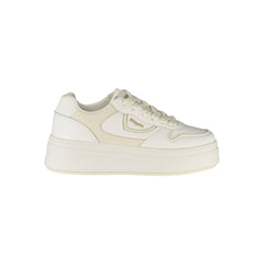 Blauer Bianco Damen-Sneaker aus Polyurethan