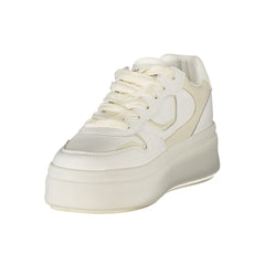 Blauer Bianco Damen-Sneaker aus Polyurethan