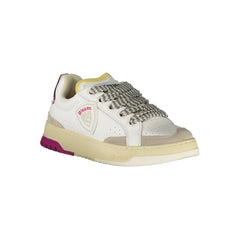 Blauer White Polyurethan Damen-Sneaker