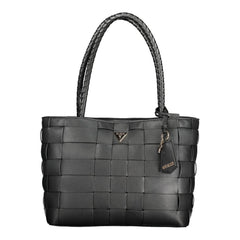 Guess Jeans Nero Polyurethan Damenhandtasche