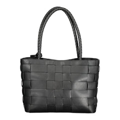 Guess Jeans Nero Polyurethan Damenhandtasche