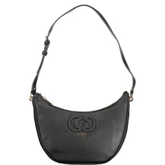 Guess Jeans Nero Polyurethan Damenhandtasche