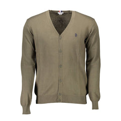 U.S. POLO ASSN. Verde Cotton Men's Cardigan