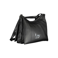 BYBLOS Schwarze Polyurethan-Damenhandtasche