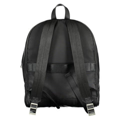 Guess Jeans Nero Nylon Herren Rucksack