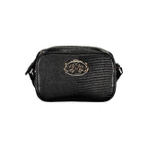La Martina Damenhandtasche aus schwarzem Polyurethan